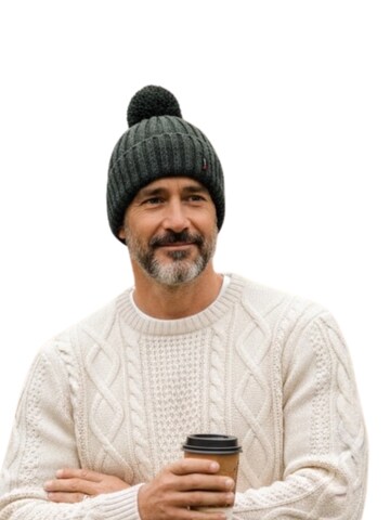 Kumixi Beanie in Grey: front