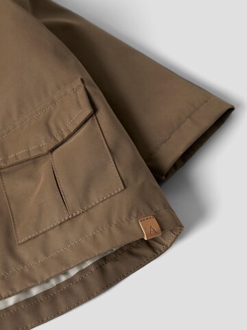 Lil'Atelier Weatherproof jacket 'Golo03' in Brown
