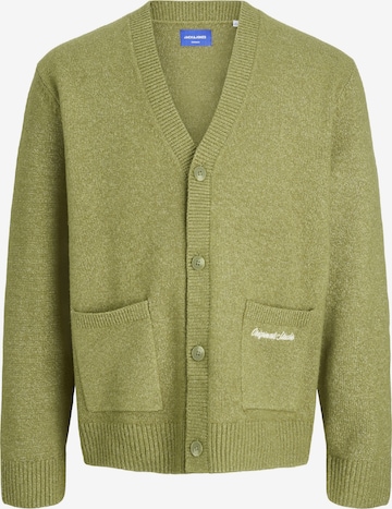 Jack & Jones Junior Strickjacke 'Norrebro' in Grün: Vorderseite