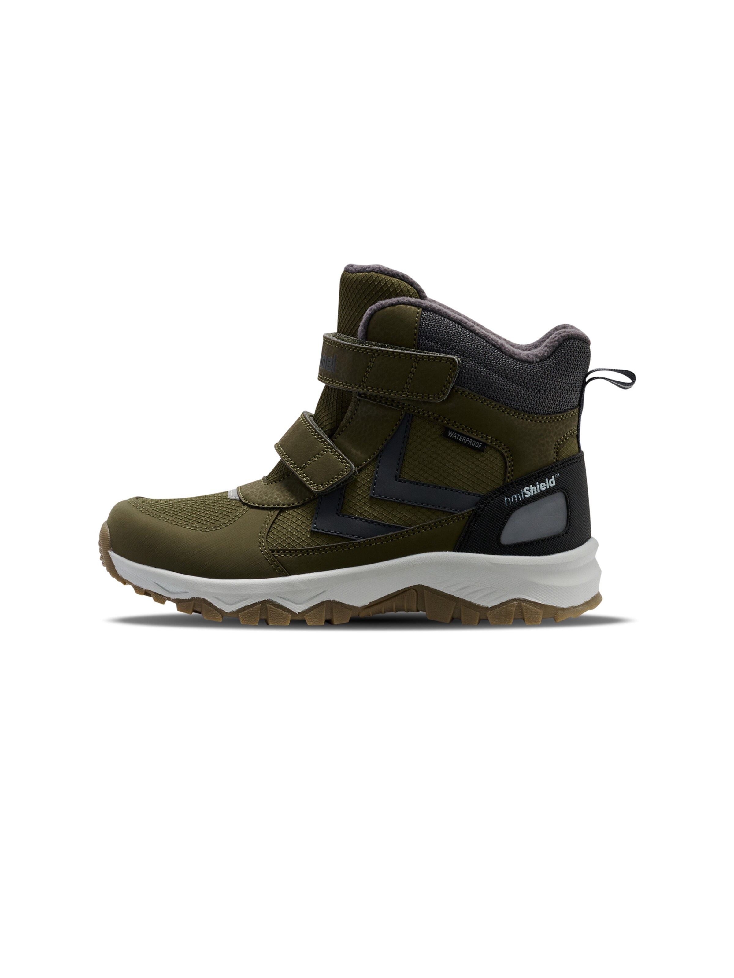 Hummel Snowboots in 28 in khaki / schwarz, Produktansicht