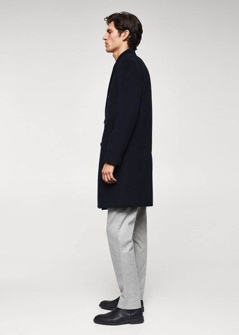 MANGO MAN Winter Coat in Blue