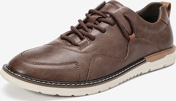 ALLTHEMEN Lace-Up Shoes 'Tritt' in Brown: front
