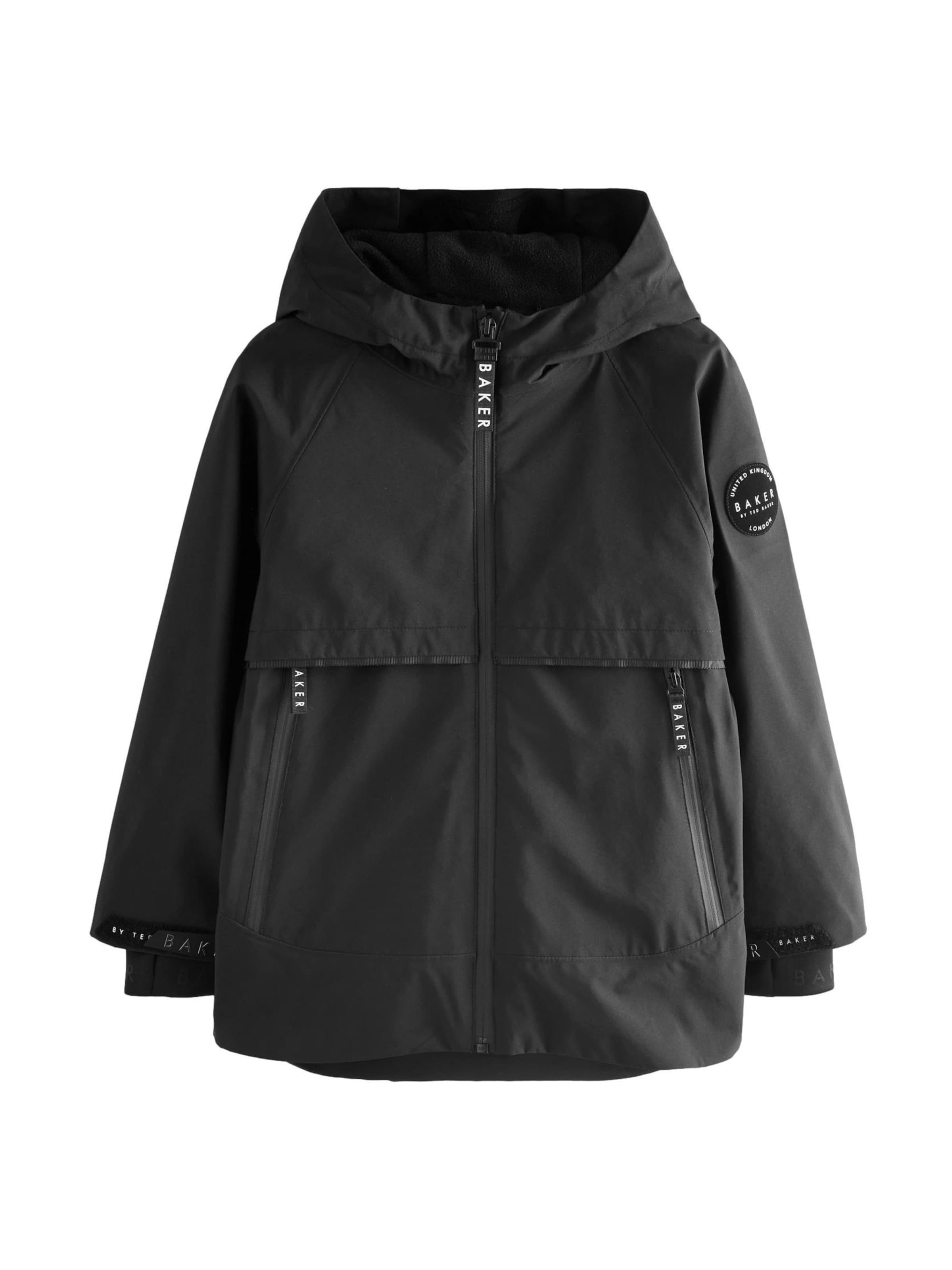 Geacă de primăvară-toamnă de la Baker by Ted Baker pe negru: față