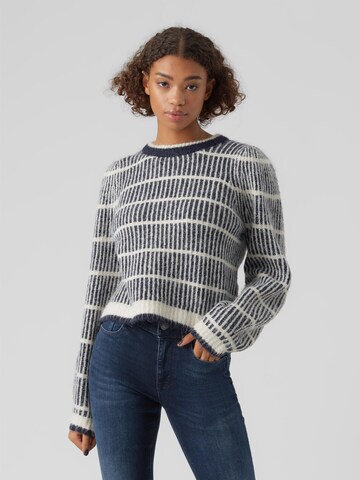 VERO MODA Sweater 'CALA' in Blue: front