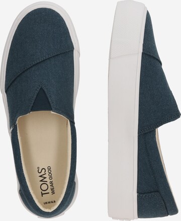 Slip on 'FENIX' TOMS en bleu