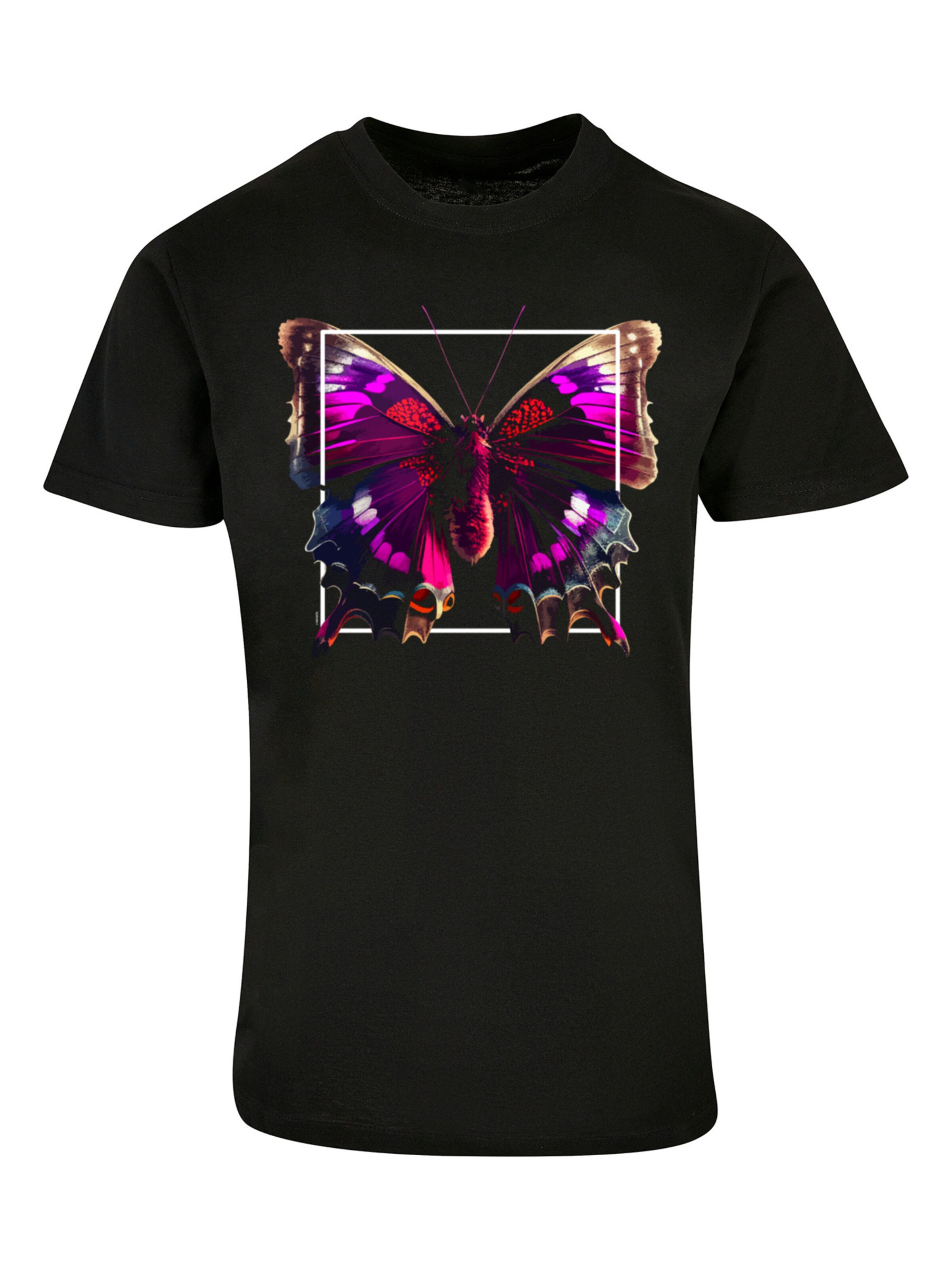 T-Shirt F4NT4STIC en noir : devant