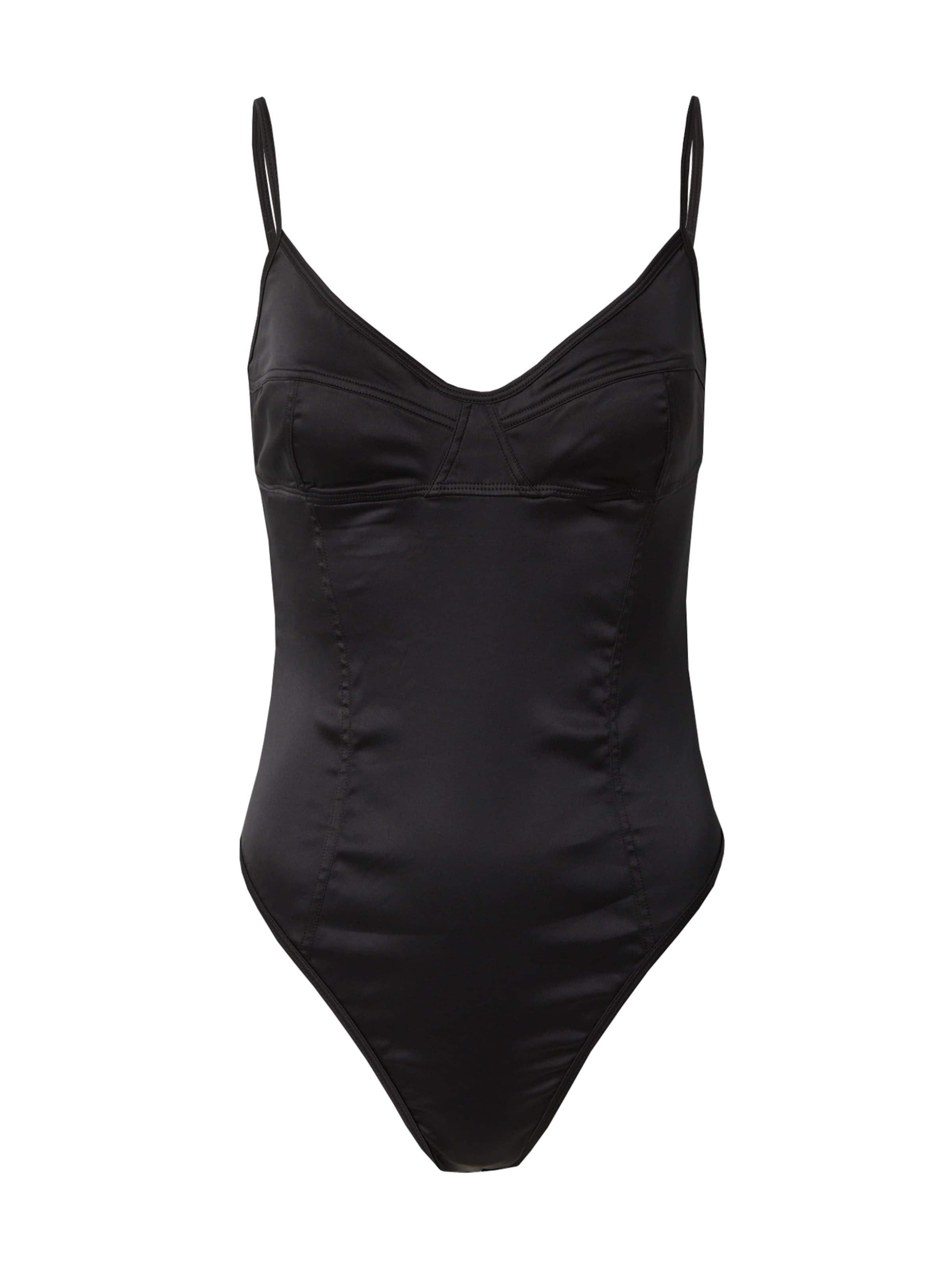 LeGer by Lena Gercke Κορμάκι-μπλουζάκι σε μαύρο: μπροστά