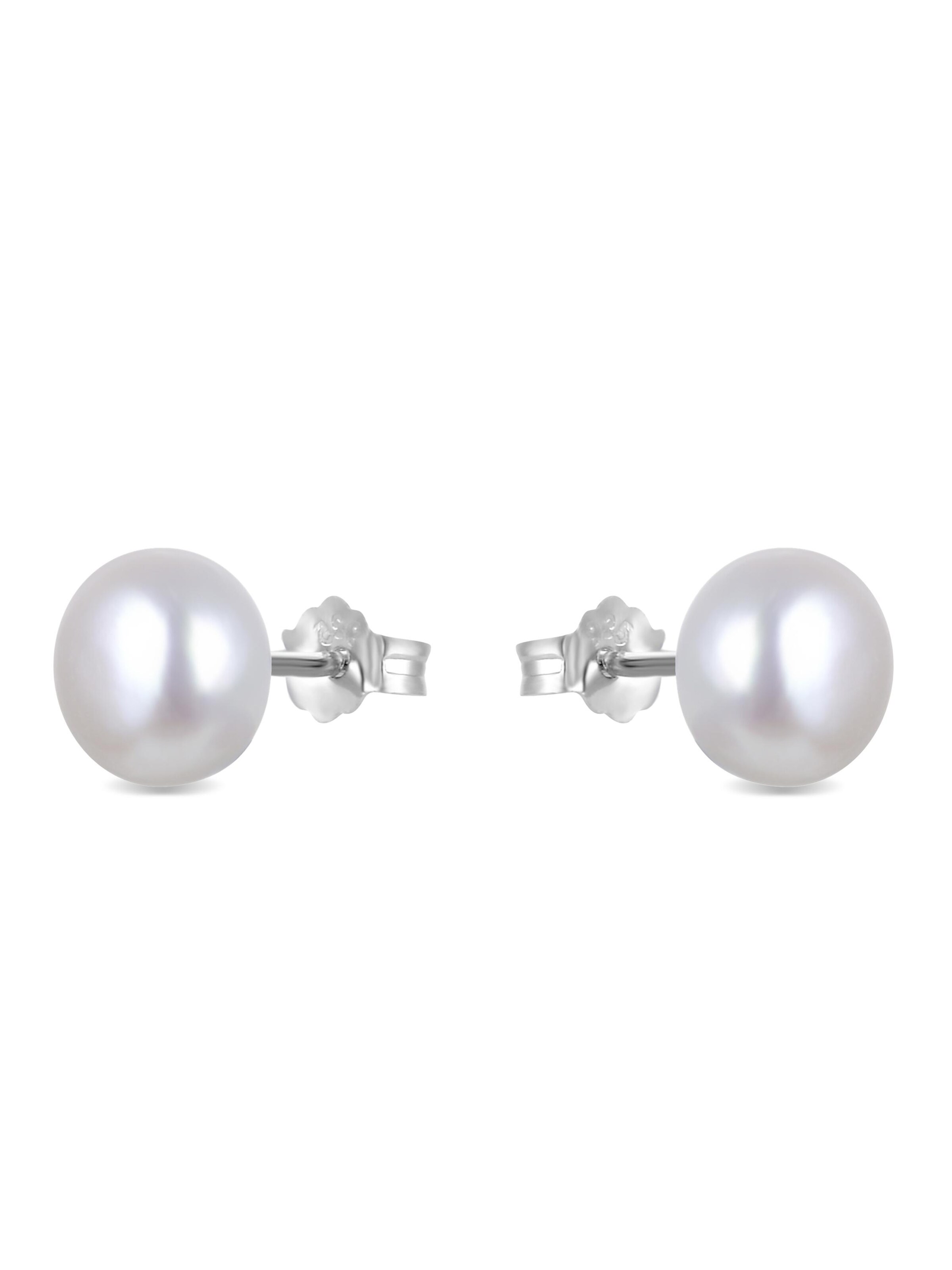 Luxenter Oorbellen 'Básico' in Wit