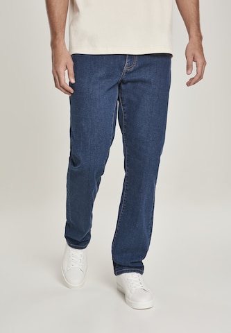 Urban Classics Regular Jeans in Blauw: voorkant