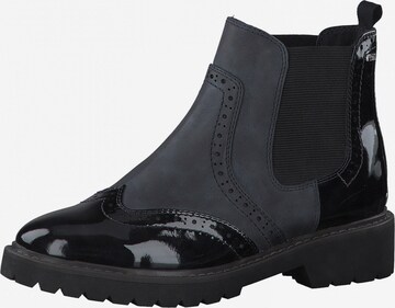 s.Oliver Chelsea Boots i blå: forside