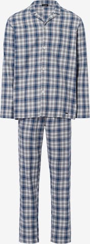 Hanro Pyjama lang 'Cozy Comfort' in Blauw: voorkant