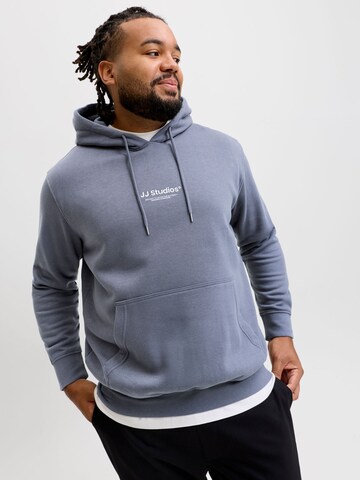 Jack & Jones Plus Mikina 'JJESoho' – šedá