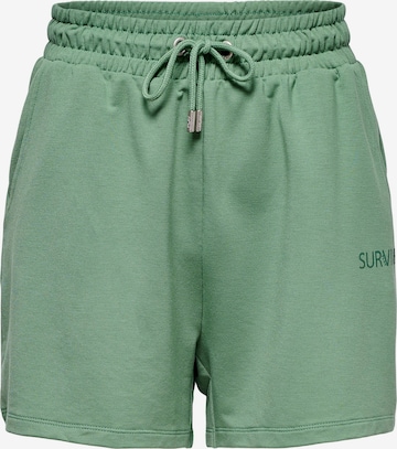 ONLY PLAY Workout Pants 'Frei' in Green: front