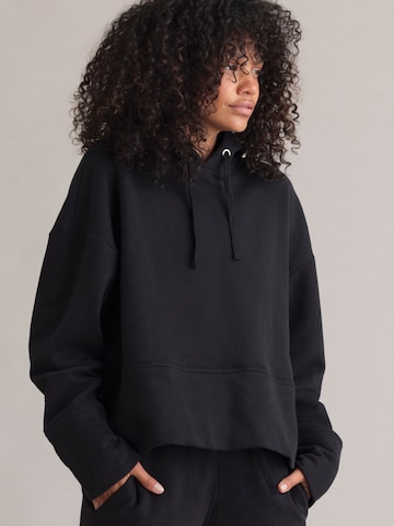 Hey Honey Sweatshirt 'Cosy Hood'‌‌‌‌‌‌‌ in Schwarz: Vorderseite