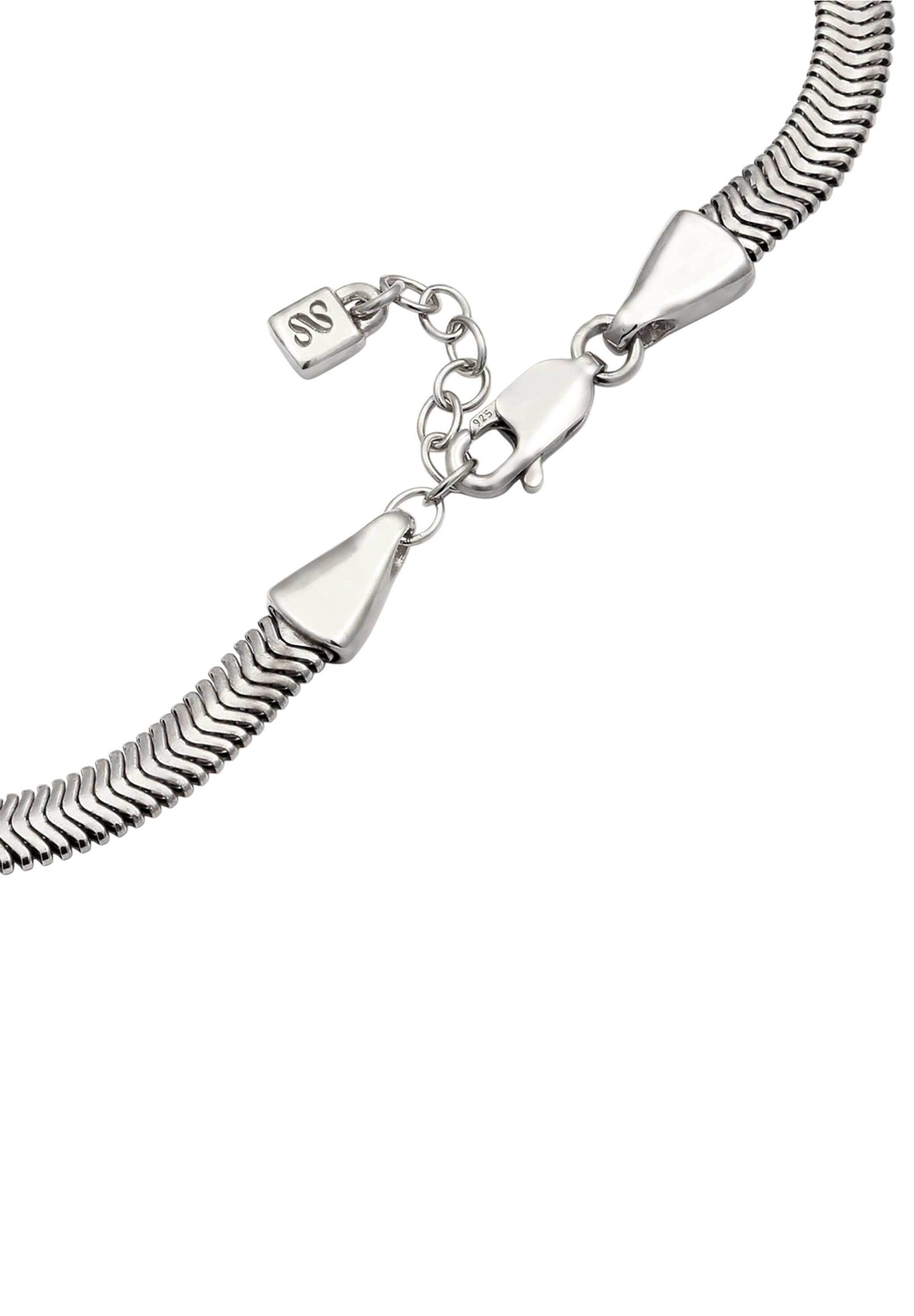 Bracelet 'Schlangenkette' Stilnest en argent
