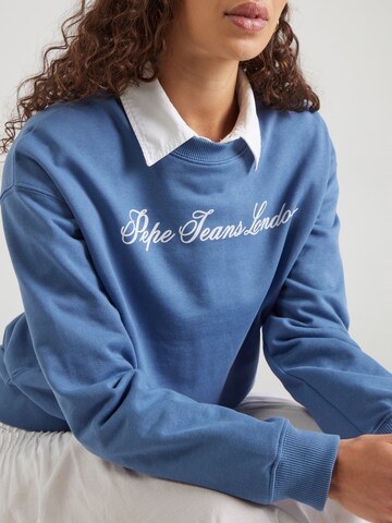 Pepe Jeans Sweatshirt 'ELSY' in Blau
