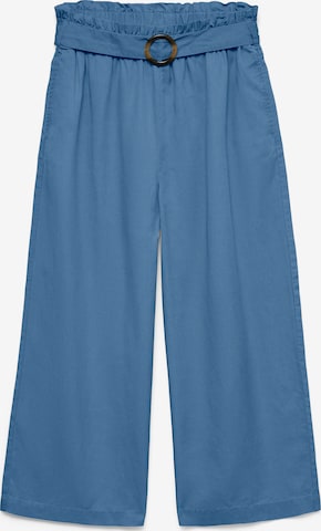 VERO MODA Wide Leg Housut 'VMBREE' värissä sininen: etupuoli