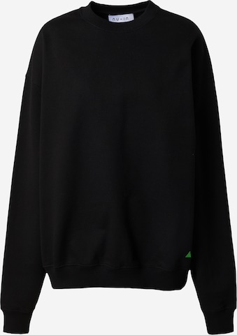 NU-IN Sweatshirt in Black: front