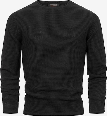 INDICODE JEANS Pullover 'Petri' in Schwarz: Vorderseite
