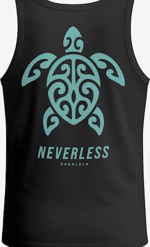 Neverless Shirt 'Honolulu Turtel' in Blue: front