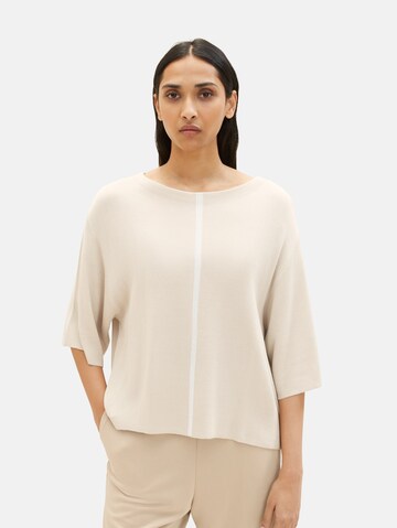 Pullover di TOM TAILOR in beige: frontale