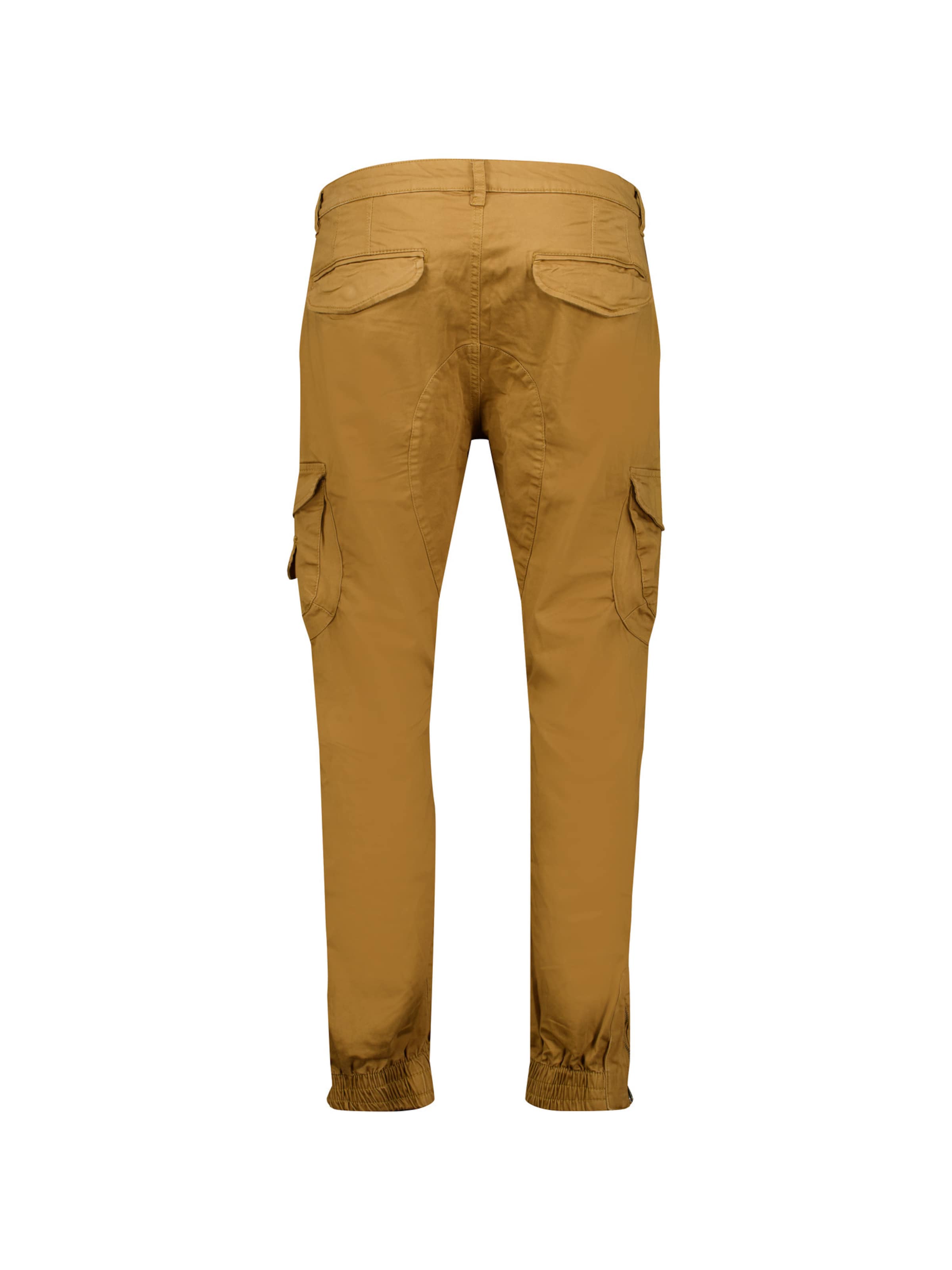 Effilé Pantalon cargo 'Garden' Deeluxe en beige