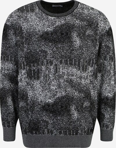 Calvin Klein Big & Tall Sweater in Grey / Black, Item view