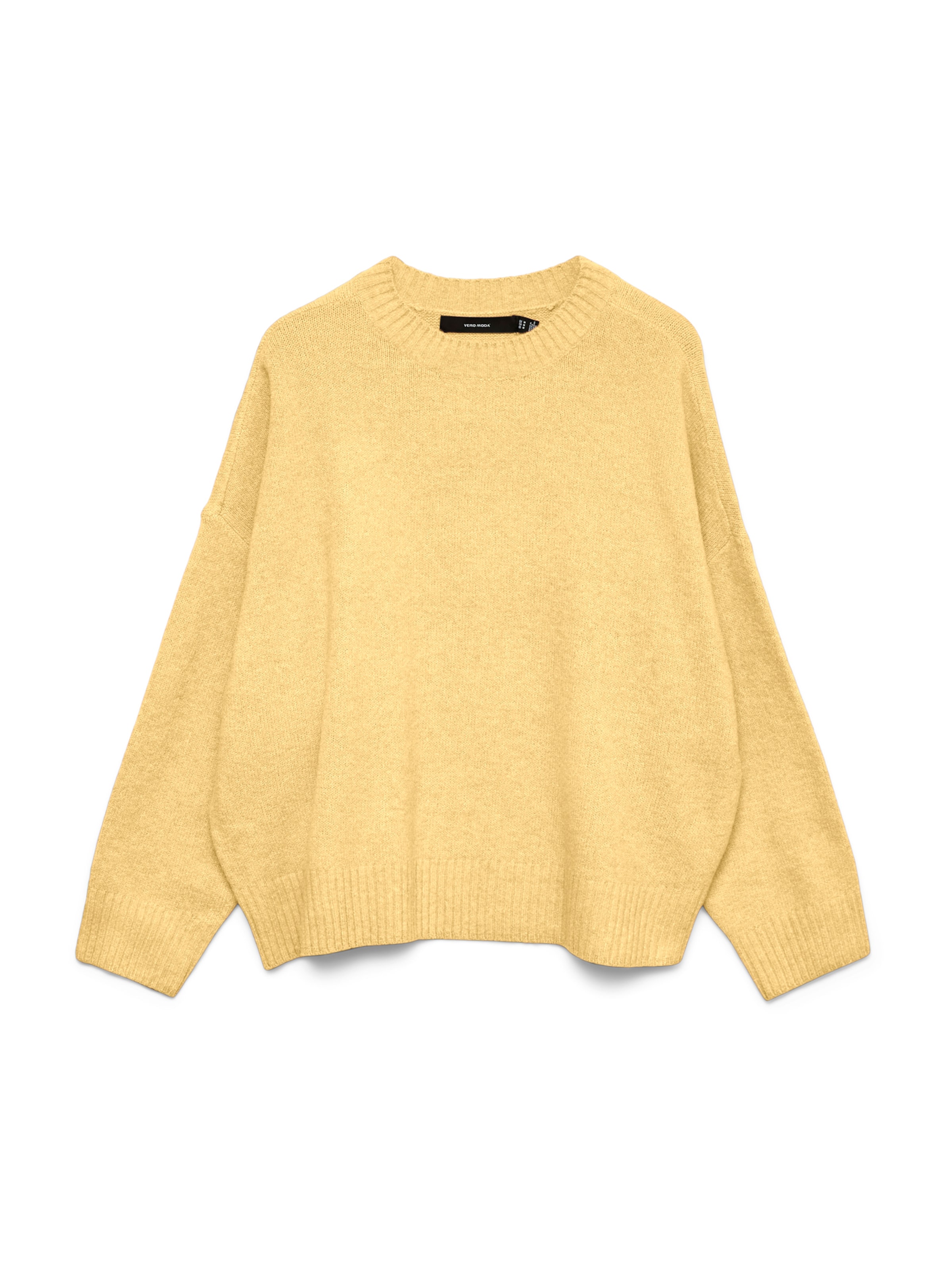 VERO MODA Πουλόβερ 'VMBoom' σε κίτρινο: μπροστά