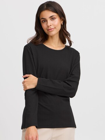 Fransa Shirt ' FRZASHOULDER TEE 5 ' in Zwart