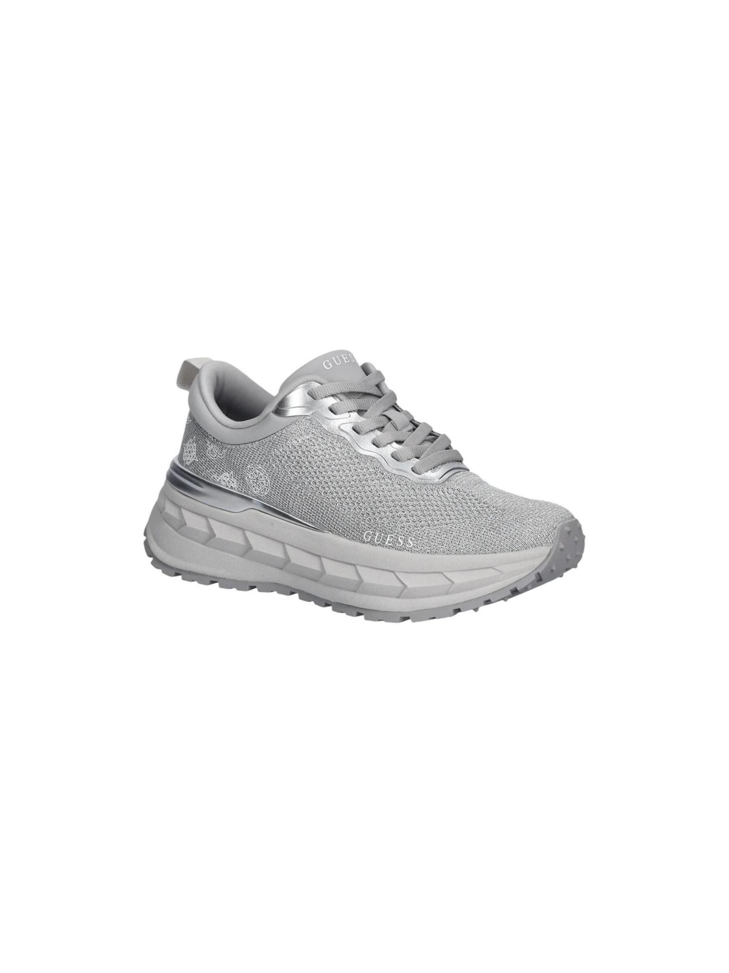 Sneaker bassa 'RUNIT3 FLPRN3 FAB12' di GUESS in argento