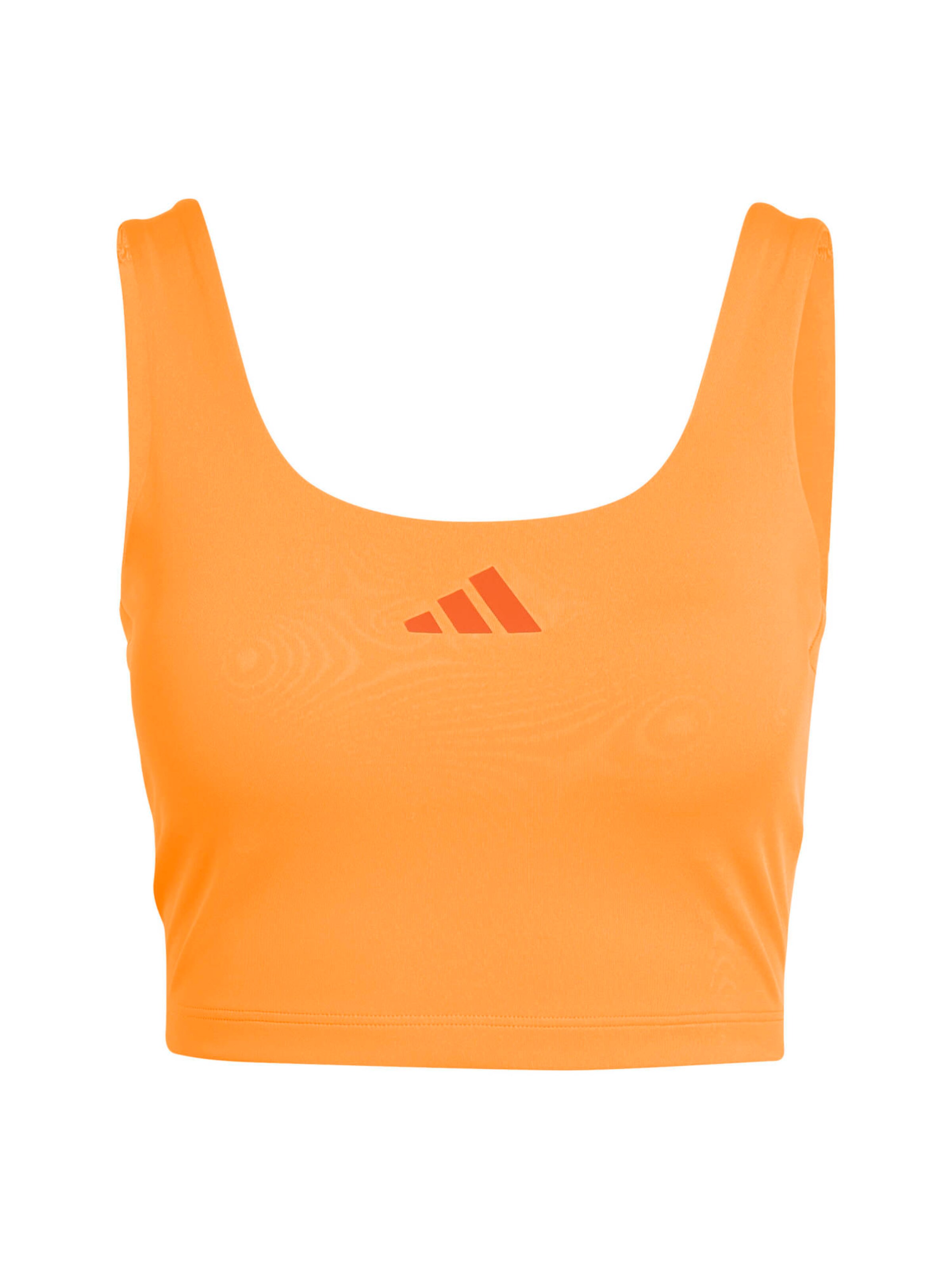 ADIDAS PERFORMANCE Спортивный бюстгальтер 'Power' в Оранжевый: спереди