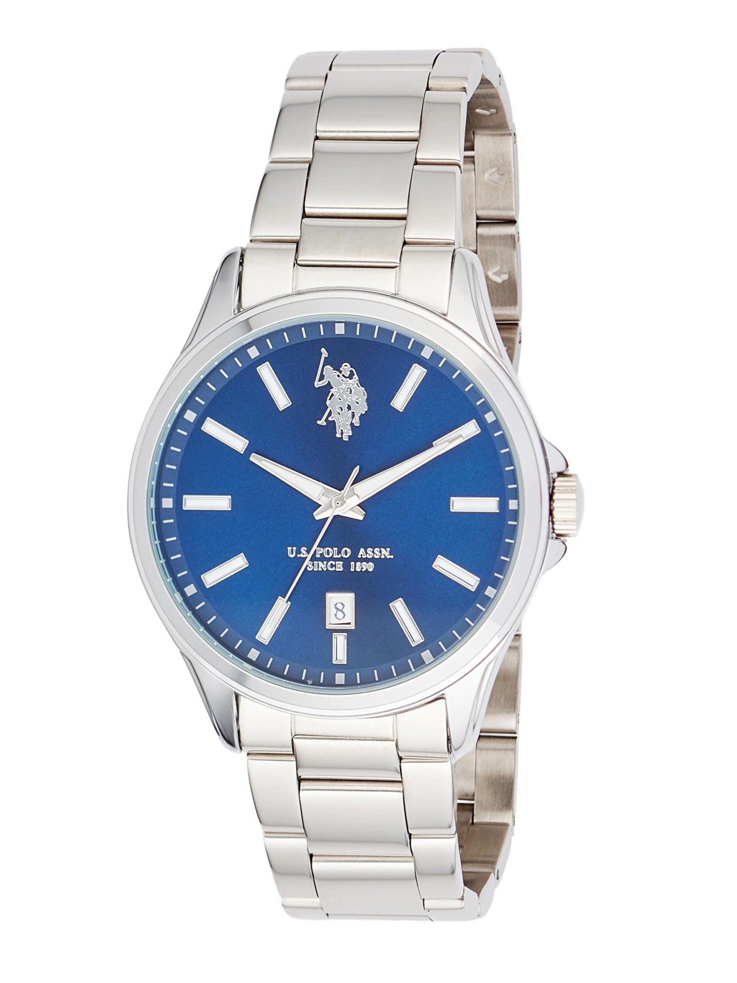U.S. POLO ASSN. Analoog horloge 'Blaze' in Blauw