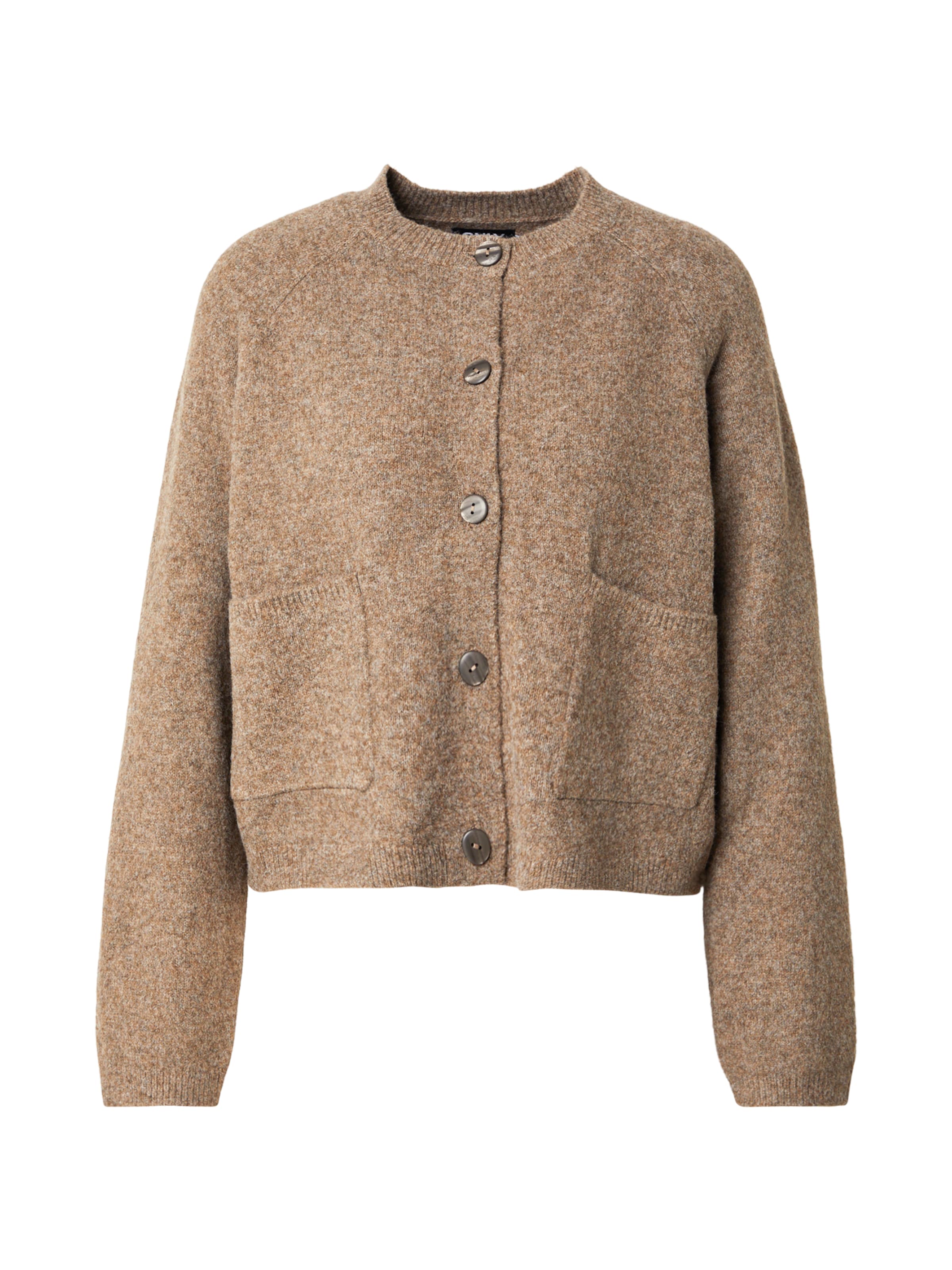 ONLY Strickjacke 'ONLPIEMONTE' in Braun: Vorderseite