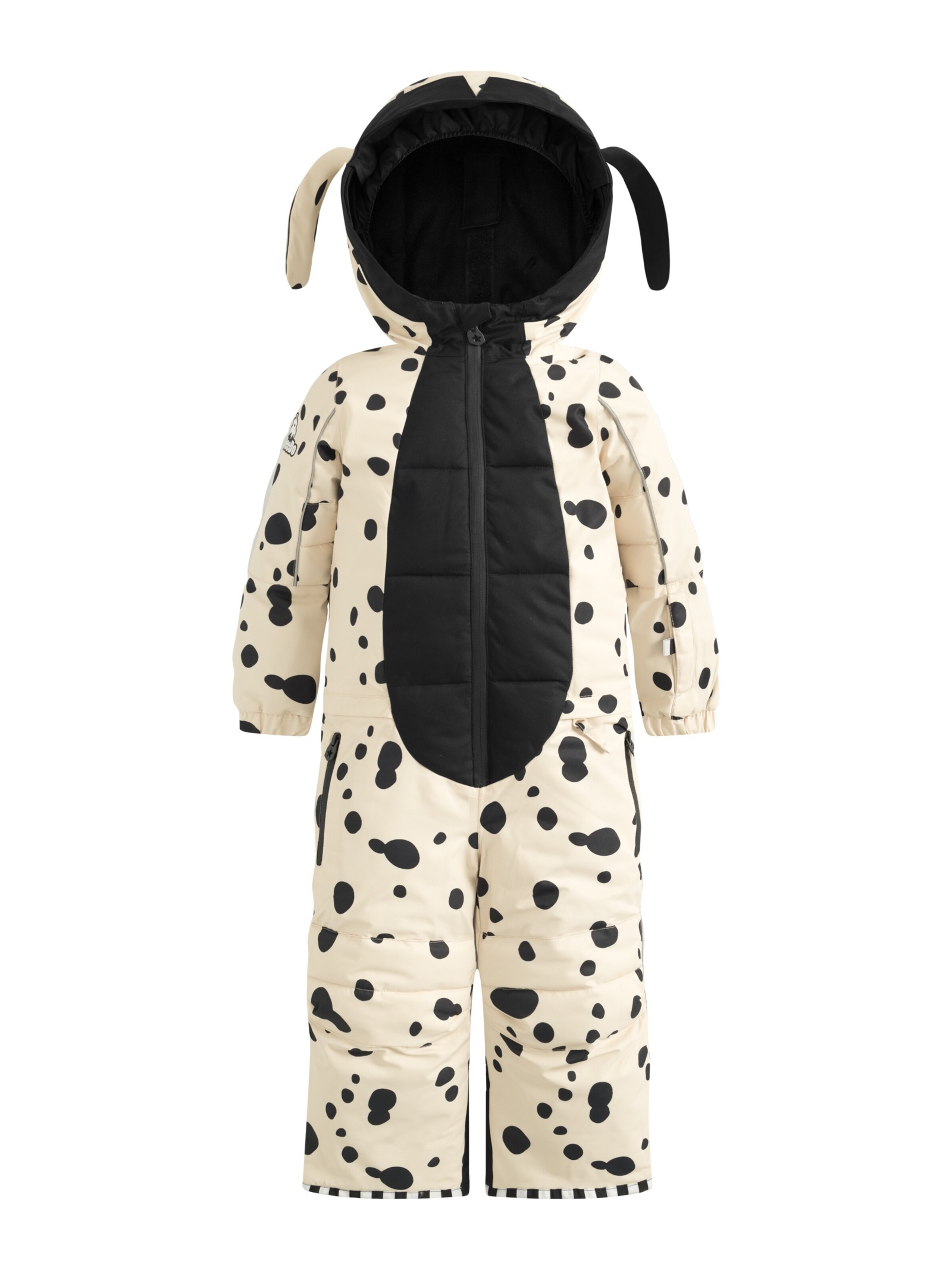 WeeDo Overall 'PUPPYDO Schneeanzug' in White: front