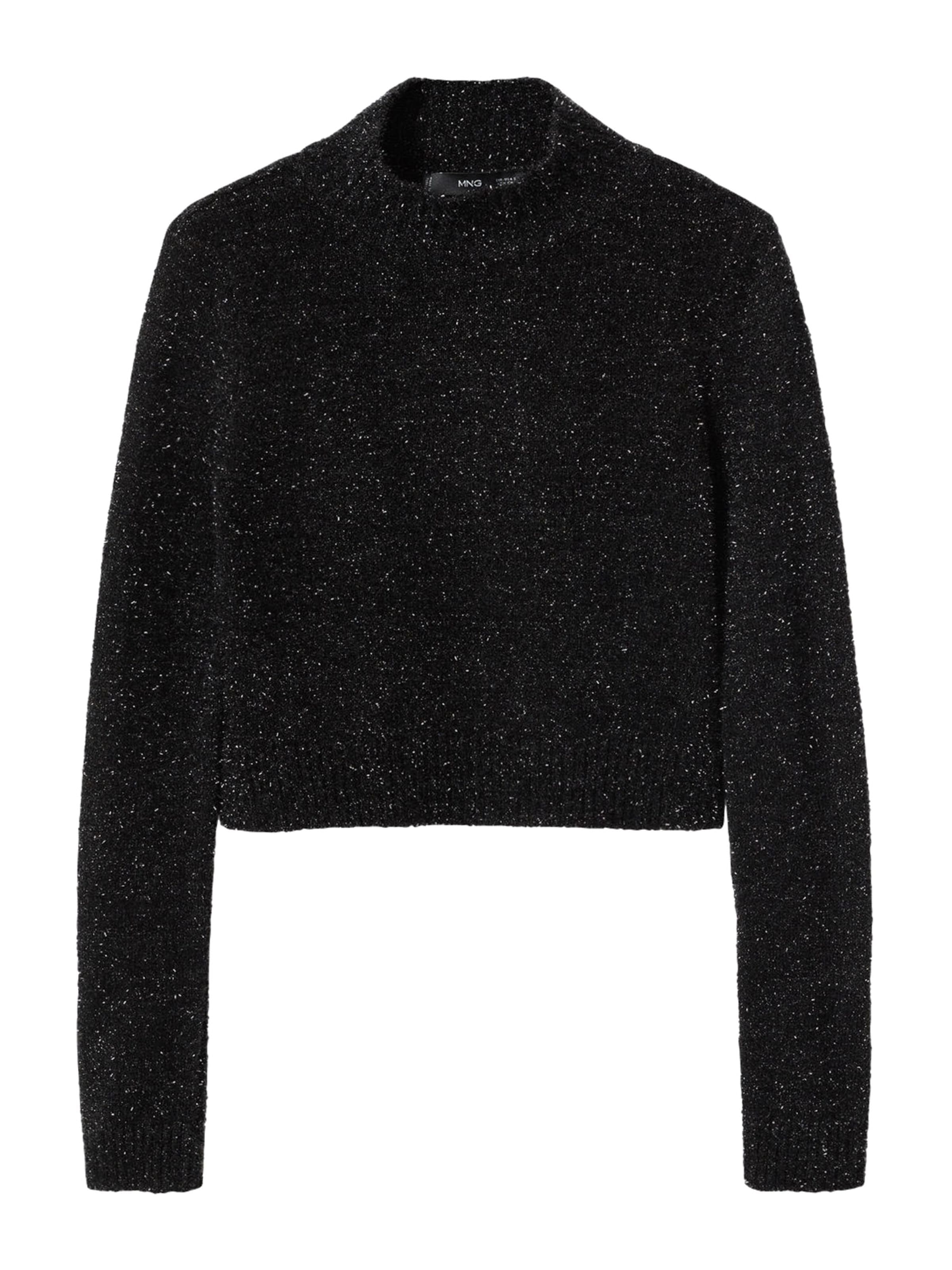 MANGO Pullover in Schwarz: Vorderseite