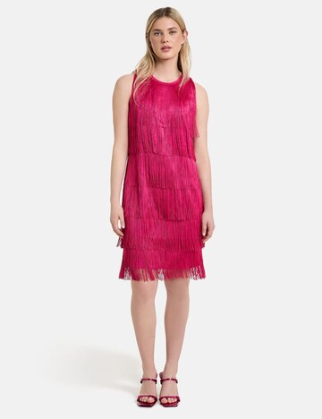 TAIFUN Коктейльное платье в Ярко-розовый