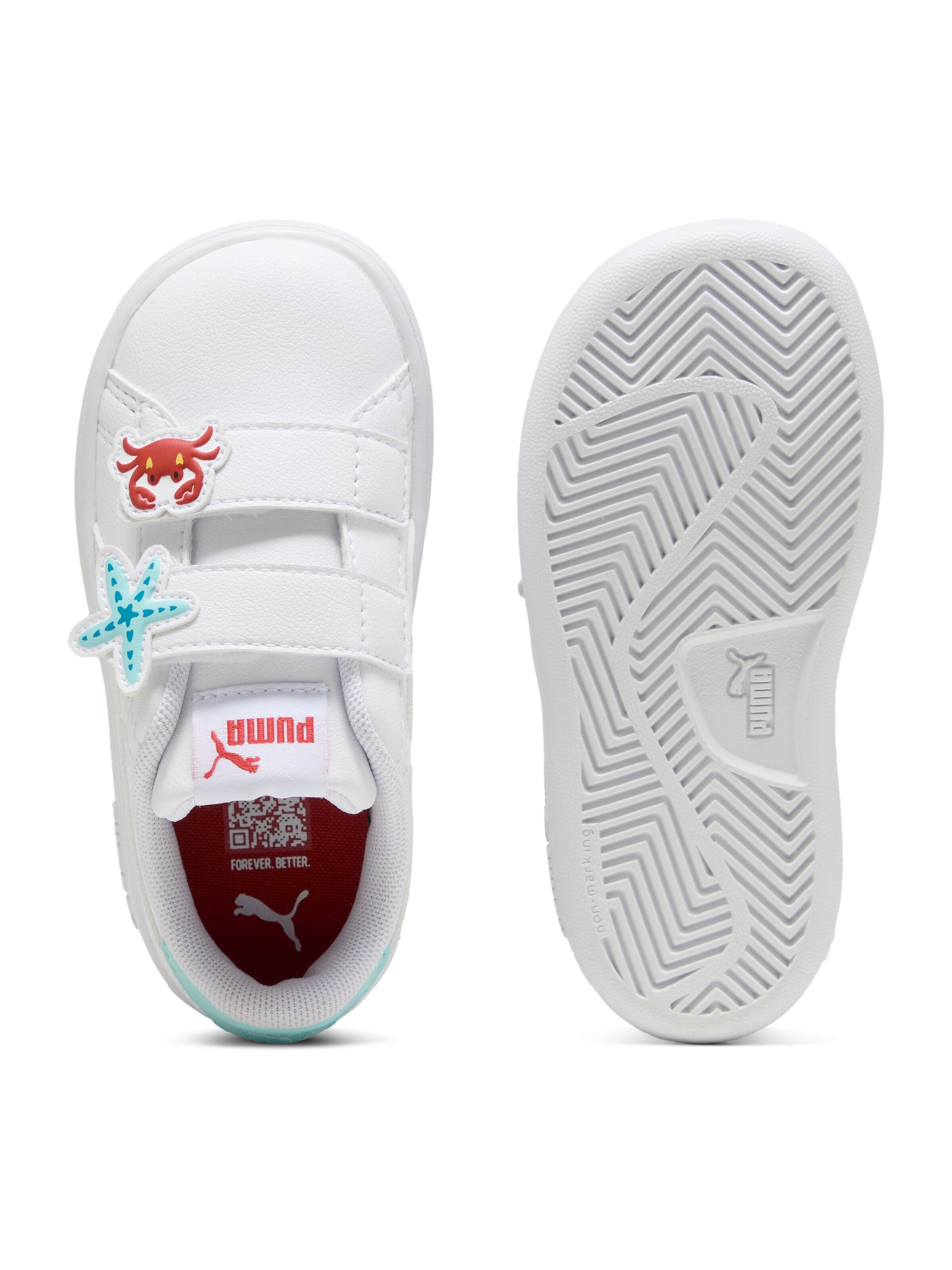 PUMA Tennarit 'Smash 3.0' värissä valkoinen