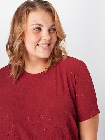 Vero Moda Curve - Camiseta en rojo