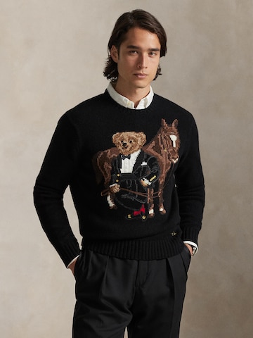 Polo Ralph Lauren Kampsun, värv must: eest vaates