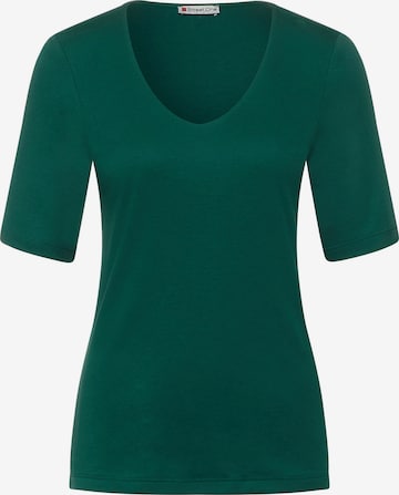 zaļš STREET ONE T-Krekls 'Palmira': no priekšpuses