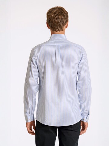 Coupe regular Chemise Lindbergh en bleu