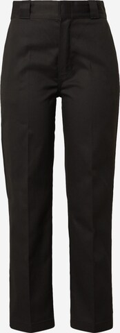 DICKIES Regular Pleated Pants '874' in Black: front