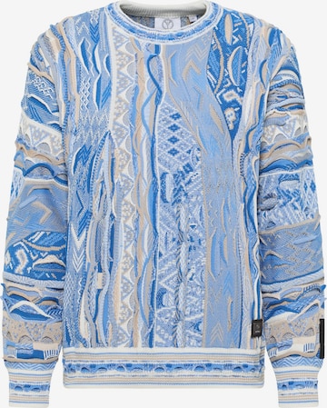 Pull-over 'Di Palo' Carlo Colucci en bleu : devant
