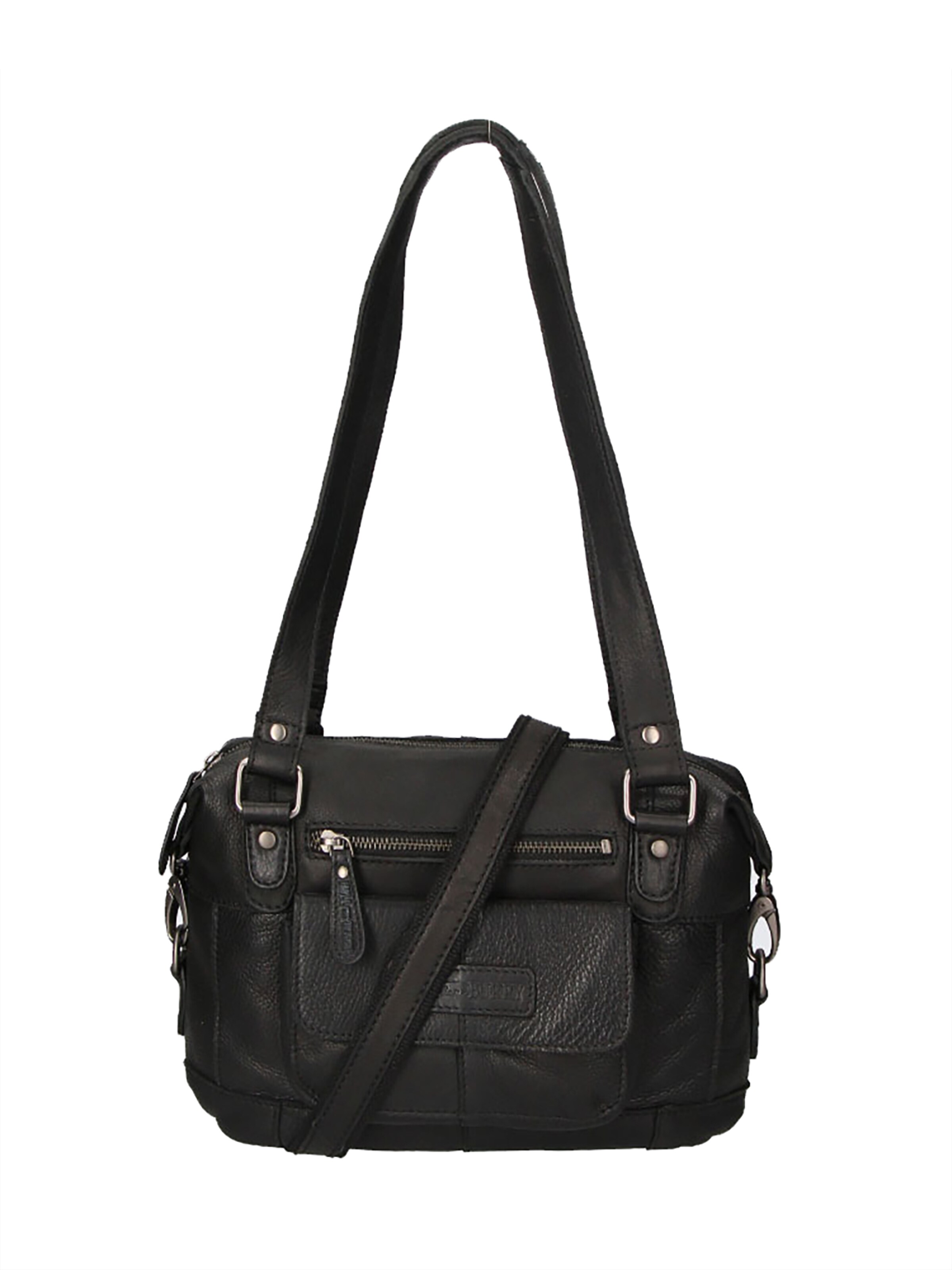 Borsa a tracolla di HILL BURRY in nero: frontale