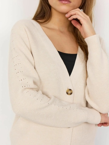 Soyaconcept Cardigan i hvid