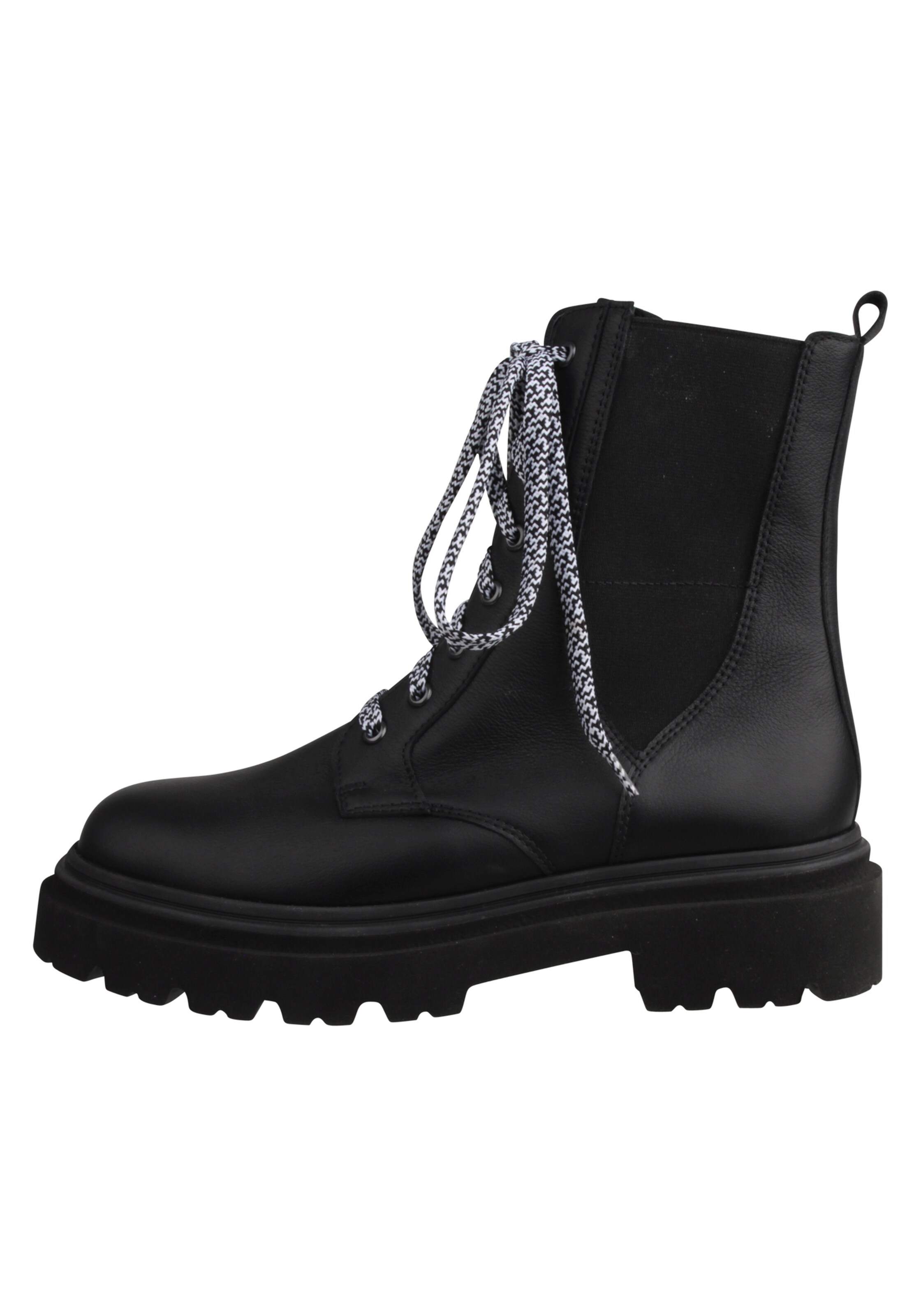 Lei by tessamino Schnürstiefelette 'Frizzi' in Schwarz