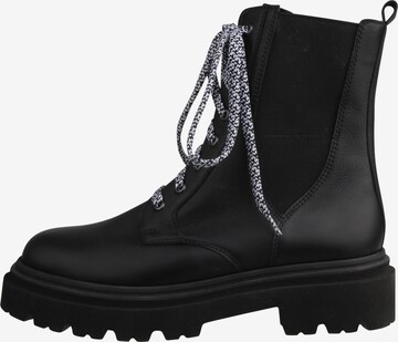 Lei by tessamino Schnürstiefelette 'Frizzi' in Schwarz