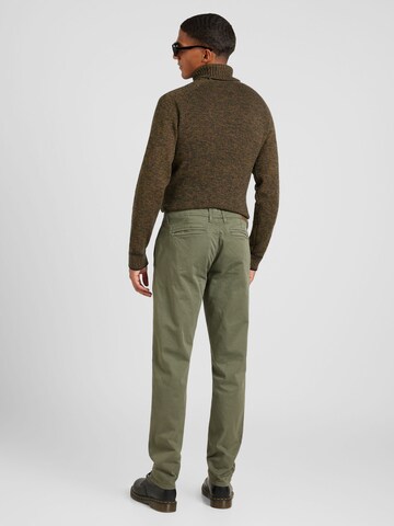 FQ1924 regular Lærredsbukser 'FQ Casual' i grøn