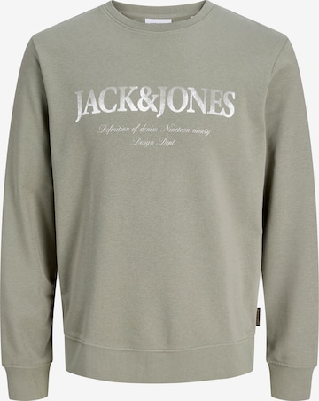 Jack & Jones Plus - Sudadera 'JJDevin Daytona' en verde: frente