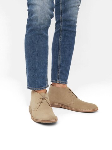 Chukka Boots 'OLIVER' Bianco en marron : devant